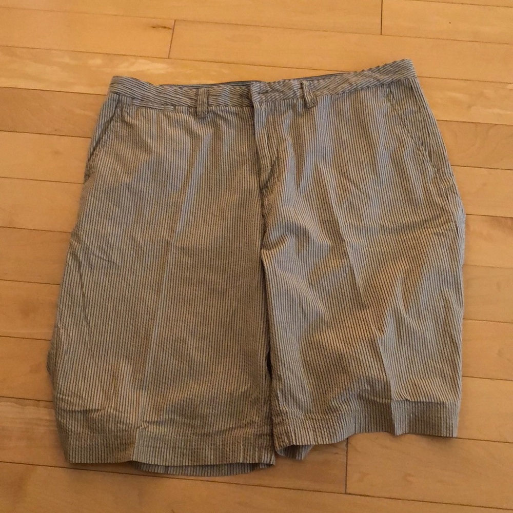 Quicksilver shorts with a pattern all across